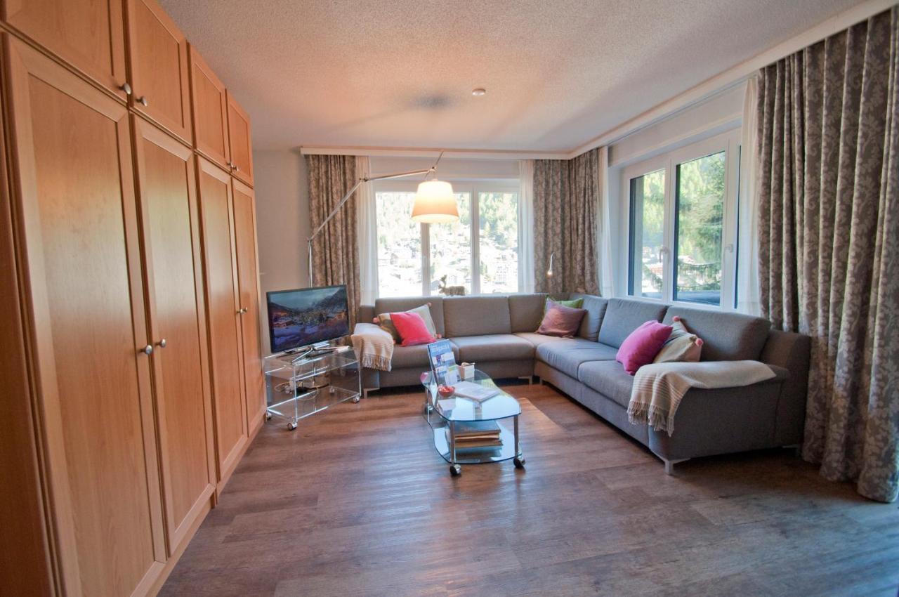 Haus Bodmen C, Apartment Edelweiss Zermatt Zewnętrze zdjęcie